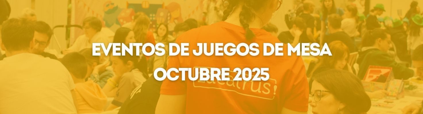 Eventos de juegos de mesa en octubre 2025