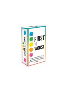"First to Worst", juego de cartas