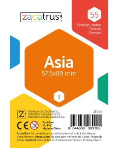 Fundas Zacatrus Asia (57,5 mm x 89 mm) (55 uds)