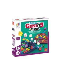 "Batalla de Genios: Gemas", juego de tablero
