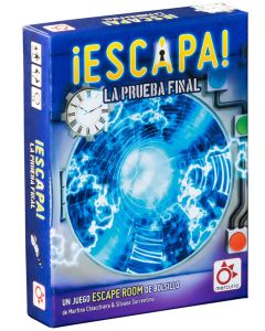 Escapa La prueba final. Juego de cartas de Escape Room