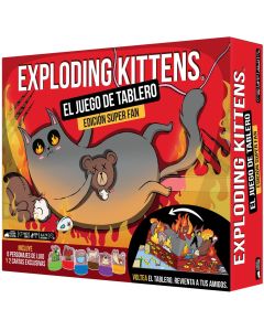 "Exploding Kittens: El Juego de Tablero Super Fan"
