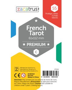 Fundas Zacatrus French Tarot premium (61x112mm) (50)