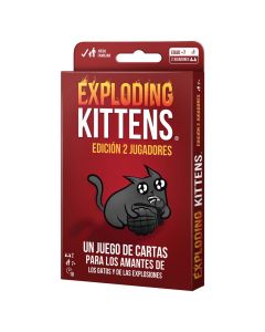 "Exploding Kittens, Edición 2 Jugadores", juego de cartas