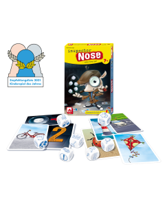 "Inspector Nose", juego de cartas y dados