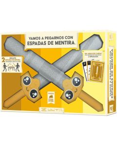 "Vamos a pegarnos con espadas de mentira", juego de cartas