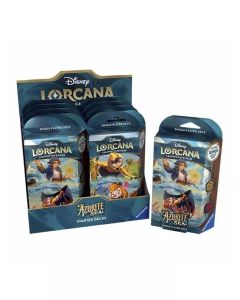 "Lorcana, Azurite Sea: Starter Deck (Ámbar y Rubí)", juego de cartas