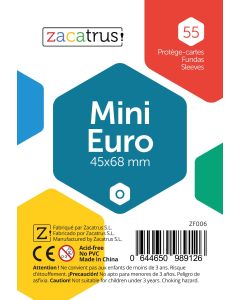 Fundas Zacatrus Mini Euro (45 x 68 mm) (55 uds)