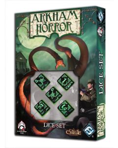 Set de dados de Arkham Horror (verde)
