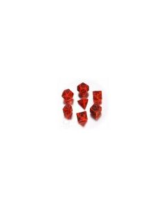 Set 7 Dados Dragons Red & Black