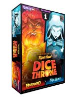"Dice Throne: Bárbaro vs Elfa Lunar", juego de tablero