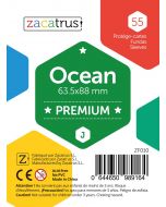 Fundas Zacatrus Ocean premium (standard: 63.5 mm X 88 mm) (55 uds)