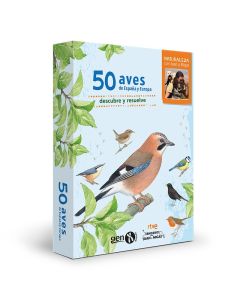 "50 Aves de España y Europa", juego de cartas