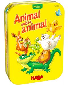 Animal sobre Animal juego de mesa para niños y niñas.