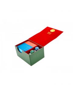 Caja de mazo para cartas Dex Protection Creation Line Medium - Para 100 cartas. Color Verde