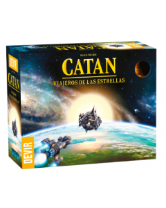 Catan Viajeros de estrellas juego de mesa ambientado en el espacio