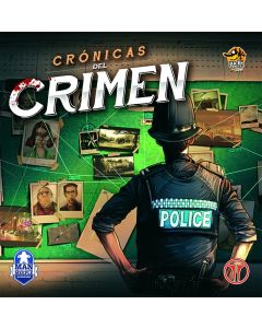 Crónicas del Crimen juego de mesa de deducción para jugar en solitario o de forma cooperativa.