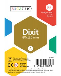 Fundas Zacatrus Dixit (80 mm X 120 mm) (55 unidades)