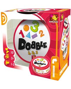 Dobble Formas y Números es una versión del conocido juego de cartas Dobble.