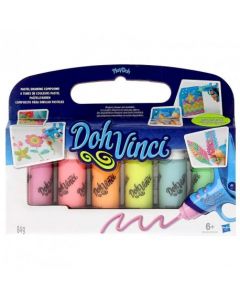 Doh-Vinci: Pack de 6 Tubos Deco Pops