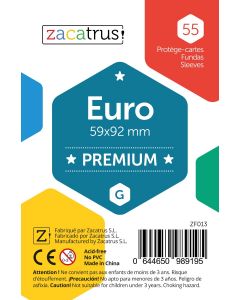 Fundas Zacatrus Euro Premium (59 mm X 92 mm) (55 uds)