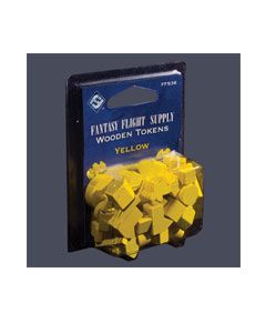 Fichas de madera variadas Amarillo