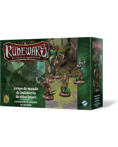 Runewars: Grupo de mando de infantería de Elfos Latari