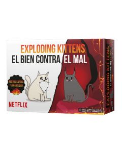 "Exploding Kittens: El Bien contra el Mal", juego de cartas