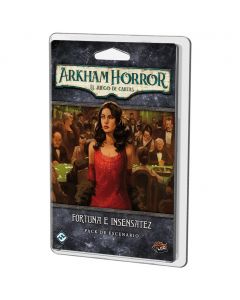 "Arkham Horror: Fortuna e Insensatez, Pack de Escenario", juego de cartas