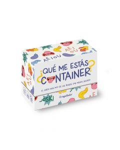 "¿Qué me estás container?", juego de cartas