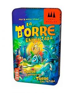 La Torre encantada juego de mesa en caja de lata especial para viaje