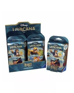 "Lorcana, Azurite Sea: Starter Deck (Ámbar y Rubí)", juego de cartas