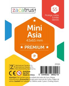 Fundas Zacatrus Mini Asia Premium (43 mm X 65 mm) (55 uds)