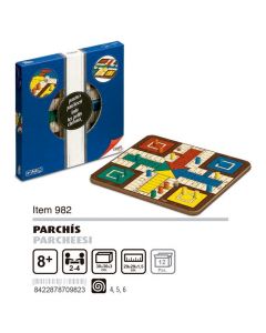 Parchís juego de mesa clásico