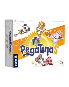 "Pegatinas", juego de cartas