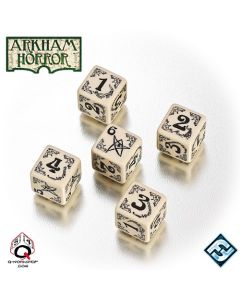 Set de dados Arkham Horror (color hueso)