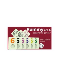 RUMMY AQUAMARINE 6 jugadores de viaje