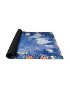 Tapete de neopreno, modelo Noche. Protege tus cartas en tus partidas  de juegos de mesa