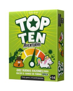 "Top Ten Aventuras", juego de cartas