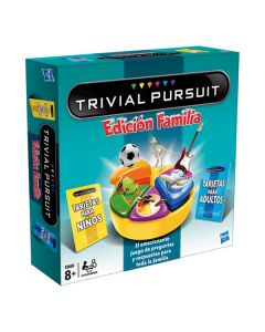 Trivial Pursuit Familia juego de mesa divertido de preguntas y respuestas