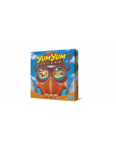 Yum Yum Island juego de mesa infantil en el que tendrás que rescatar a los animales colaborando con los demás.
